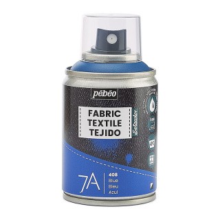 Краска для текстиля 7А Spray (аэрозоль), цвет: синий, 100 мл, Pebeo