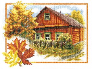Набор для вышивания «Осень в деревне»