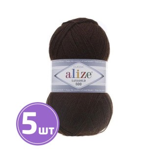 Пряжа ALIZE LanaGold 800 (26), коричневый, 5 шт. по 100 г Пряжа ALIZE LanaGold 800 (26), коричневый, 5 шт. по 100 г