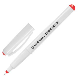 Ручка капиллярная (линер) CENTROPEN «Liner», красная