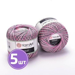 Пряжа YarnArt Violet Melange (504), мультиколор, 5 шт. по 50 г