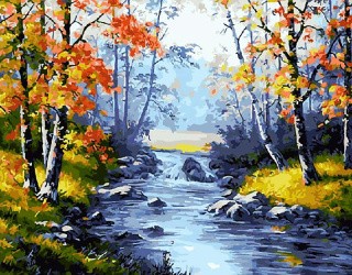 Картина по номерам «Осенняя природа»