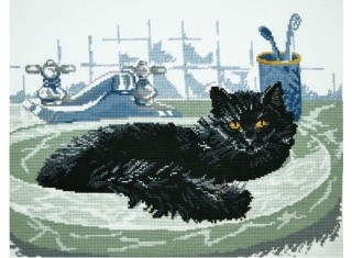 Набор для вышивания «Черный кот» Набор для вышивания «Черный кот»