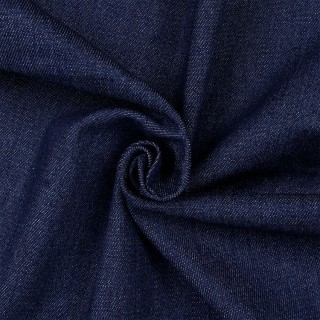 Ткань Джинс, 1 м х 150 см, 315 г/м², цвет: темно-синий, TBY