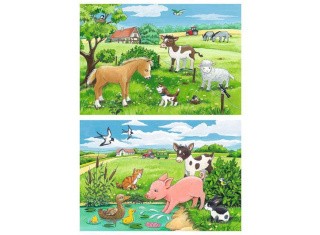 Набор пазлов «Детки фермерских животных»