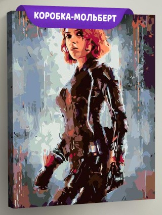 Картина по номерам «Черная вдова» Картина по номерам «Черная вдова»