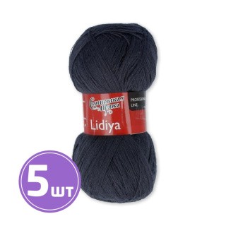 Пряжа Семеновская Lidiya (951), графит 5 шт. по 100 г Пряжа Семеновская Lidiya (951), графит 5 шт. по 100 г