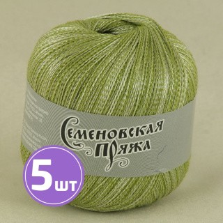 Пряжа Семеновская пряжа Test 86 (31558), фисташка+В_х1, 5 шт. по 100 г Пряжа Семеновская пряжа Test 86 (31558), фисташка+В_х1, 5 шт. по 100 г