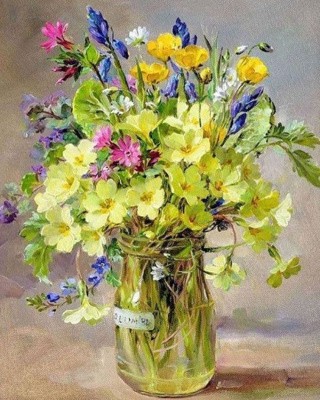 Картина по номерам «Полевой букет» Картина по номерам «Полевой букет»