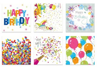 Салфетки бумажные «С Днем Рождения!», 33x33 см, 6 шт., Love2art