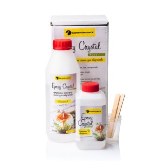Ювелирная прозрачная смола Epoxy Crystal PLUS 580 г, EpoximaxX Ювелирная прозрачная смола Epoxy Crystal PLUS 580 г, EpoximaxX