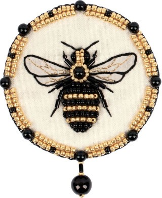 Набор для вышивания «Брошь. Пчела»