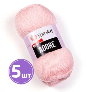 Пряжа YarnArt Adore (360), нежно-розовый, 5 шт. по 100 г