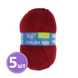 Пряжа Семеновская Chelsea MAX (215), георгин 5 шт. по 100 г Пряжа Семеновская Chelsea MAX (215), георгин 5 шт. по 100 г