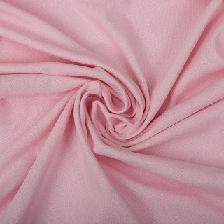 Ткань трикотаж Рибана с лайкрой, 3 м, ширина 80-90 см, 215 г/м2, опененд, цвет: розовое безе, TBY