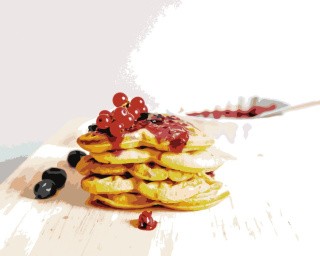 Картина по номерам «Вафли на завтрак» Картина по номерам «Вафли на завтрак»