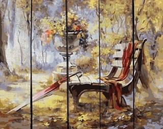 Картина по номерам по дереву RADUGA «Осень»