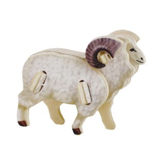 Деревянный 3D пазл «Овца»