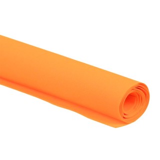 Фоамиран, 60х70 см, цвет: оранжевый