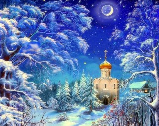 Алмазная вышивка «Зима» Алмазная вышивка «Зима»