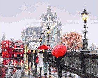 Картина по номерам «Дождливый Лондон»