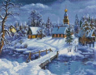 Алмазная вышивка «Деревушка» Алмазная вышивка «Деревушка»