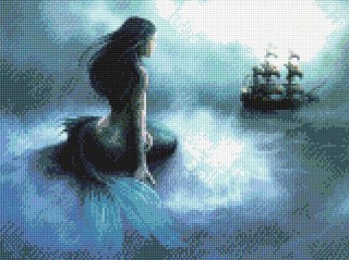 Алмазная вышивка «Русалка» Алмазная вышивка «Русалка»