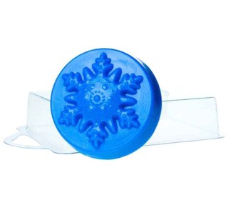 Пластиковая форма для мыла №01 «Морозная снежинка»