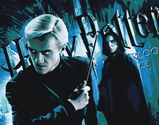 Картина по номерам «Гарри Поттер: Драко Малфой и Северус Снейп»