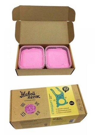 Живой песок Стандарт, 1000 г розовый Живой песок Стандарт, 1000 г розовый