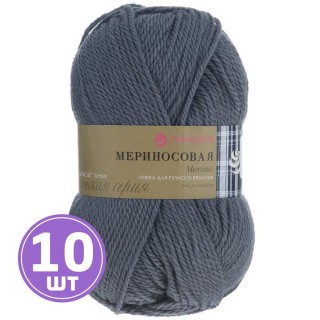 Пряжа Пехорка Мериносовая (393), светлый моренго, 10 шт. по 100 г Пряжа Пехорка Мериносовая (393), светлый моренго, 10 шт. по 100 г