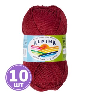 Пряжа Alpina SATI (180), бордовый, 10 шт. по 50 г Пряжа Alpina SATI (180), бордовый, 10 шт. по 50 г
