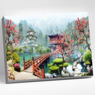 Картина по номерам «Японский пейзаж»