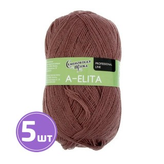 Пряжа Семеновская A-elita (621), какао 5 шт. по 100 г Пряжа Семеновская A-elita (621), какао 5 шт. по 100 г