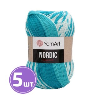 Пряжа YarnArt Nordic (663), мультиколор, 5 шт. по 150 г