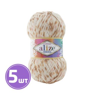 Пряжа ALIZE VERONA COLORMIX (7716), мультиколор, 5 шт. по 100 г