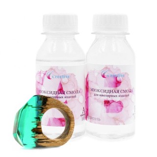 Ювелирная прозрачная эпоксидная смола Creative, 750 г Ювелирная прозрачная эпоксидная смола Creative, 750 г