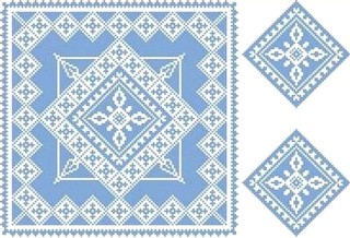 Рисунок на ткани «Узоры русские 5» Рисунок на ткани «Узоры русские 5»