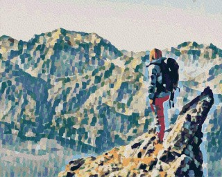 Картина по номерам «Покоритель вершин» Картина по номерам «Покоритель вершин»