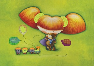 Рисунок на ткани «Шарики» Рисунок на ткани «Шарики»