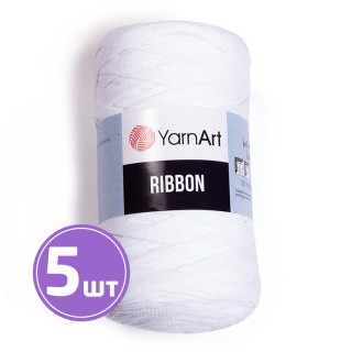 Пряжа YarnArt Ribbon (Риббон) (751), ультрабелый, 5 шт. по 250 г