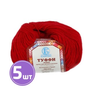 Пряжа Камтекс Туффи (046), красный, 5 шт. по 50 г Пряжа Камтекс Туффи (046), красный, 5 шт. по 50 г