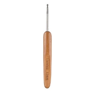 Крючок для вязания с бамбуковой ручкой, d 4,5 мм, 13,5 см, в блистере, Gamma