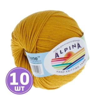 Пряжа Alpina RENE (190), золотистый, 10 шт. по 50 г