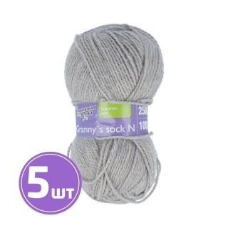 Пряжа Семеновская Granny`s sock N (195), светлый натуральный 5 шт. по 100 г Пряжа Семеновская Granny`s sock N (195), светлый натуральный 5 шт. по 100 г