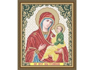 Рисунок на ткани «Грузинская Образ Пресвятой Богородицы»