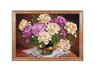 Рисунок на ткани «Пионовый букет» Рисунок на ткани «Пионовый букет»