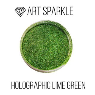 Глиттер мелкий Holografic Lime Green, 50 г, Craftsmen.store