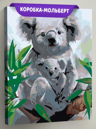 Картина по номерам «Коала» Картина по номерам «Коала»