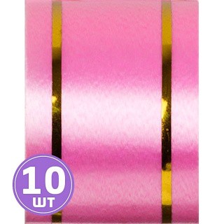 Подарочный бант, 8,5 см, 10 шт., цвет: розовый, Stilerra